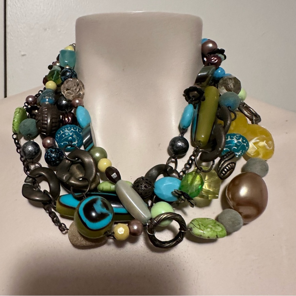 Ms V 2008 Statement Necklaces 5 Layers Chunky